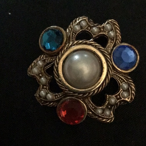 Lot of Four Sparkling brooches. - Picture 3 of 6